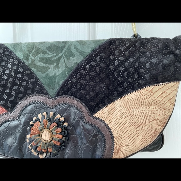 REEM VTG genuine leather made in USA clutch and shoulder bag - Picture 8 of 8